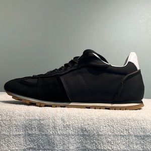 Maison Margiela black nylon sneakers, 10.5